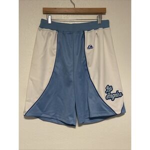 Vintage Majestic Hardwood Classics Los Angeles Lakers Basketball Shorts Size L